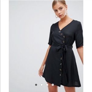 Boohoo Black Mini Dress